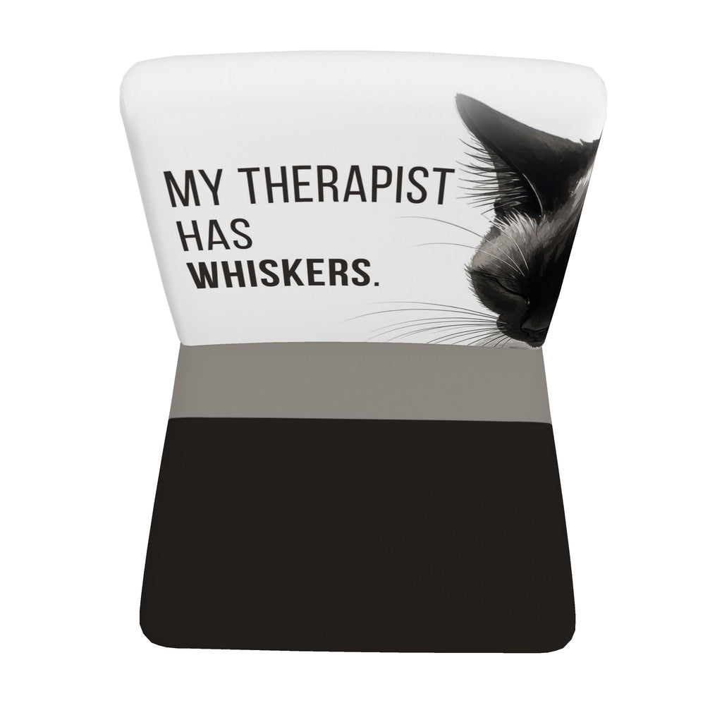 My Therapist Has Whiskers Siamese cat occasional chair, top view