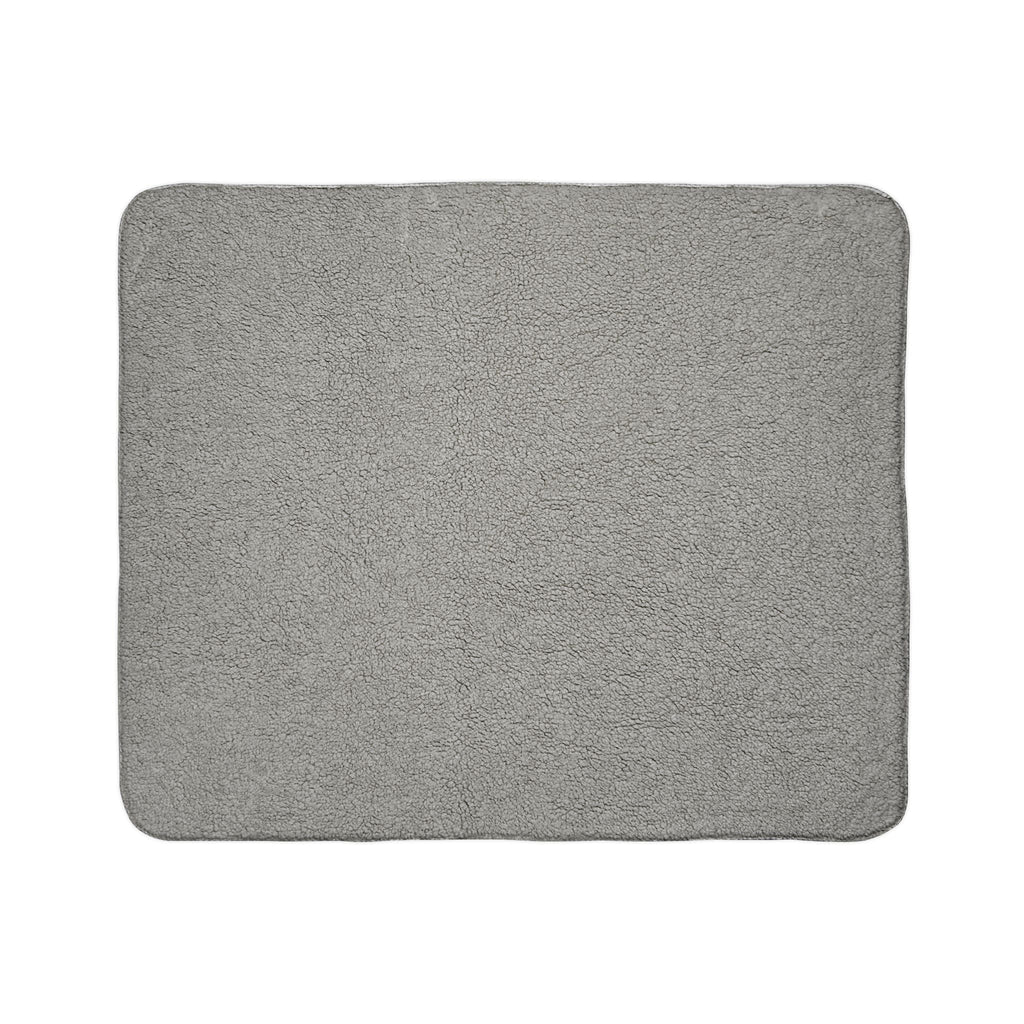 Siamese Cat Fleece Sherpa Blanket 50" x 60" with a Scarlight X Siamese cat design