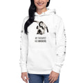My Therapist Has Whiskers Siamese Cat Hoodie, front, White